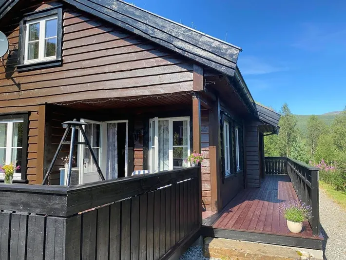 Ferienhaus für 9 Personen, mit Sauna und Ausblick sowie Terrasse - 1