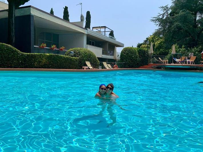 Ferienwohnung für 2 Personen, mit Ausblick und Garten sowie Pool, kinderfreundlich in Gardone Riviera - 2