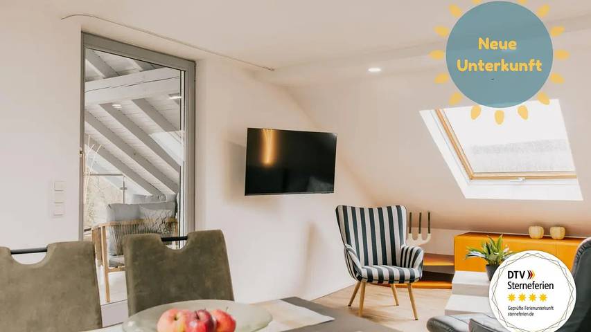Ferienwohnung für 4 Personen, mit Sauna und Balkon in Edertal