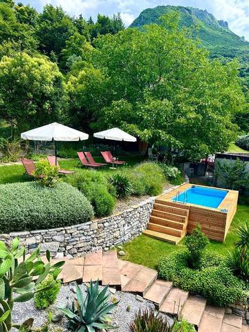 Chambre d’hôte pour 2 personnes, avec piscine et jardin, animaux acceptés à Mandello del Lario