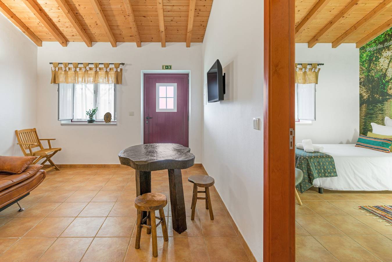 Apartamento inteiro, Casa de Férias 'Clarinha' com Vista para a Montanha, Wi-Fi e Ar Condicionado in São Luís, Costa Alentejana
