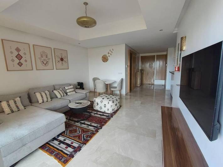 Appartement de vacances pour 3 personnes, avec vue et terrasse ainsi que jardin et piscine - 1
