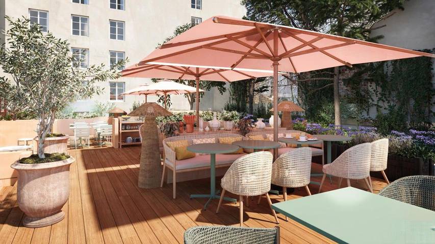 Apartahotel para 2 personas, con terraza en Marsella