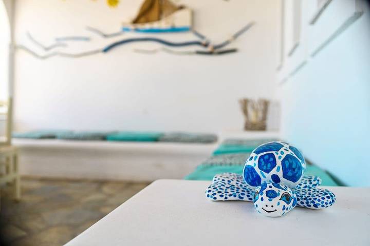 Location de vacances pour 3 personnes, avec balcon/terrasse, adapté aux familles dans Náoussa - 4