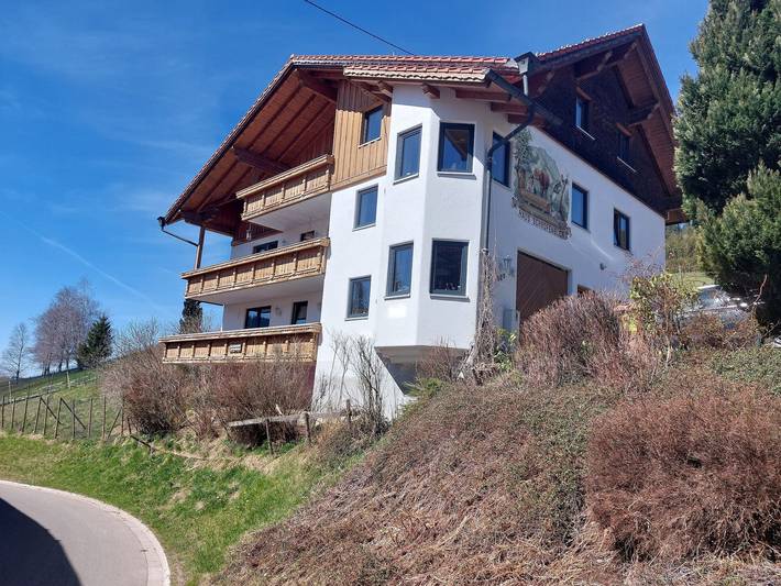 Ferienwohnung für 5 Personen, mit Balkon und Ausblick in Jungholz