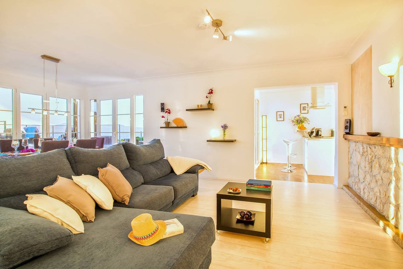 Casa de vacaciones para 6 personas con jacuzzi in Cala Blava, Lluchmayor