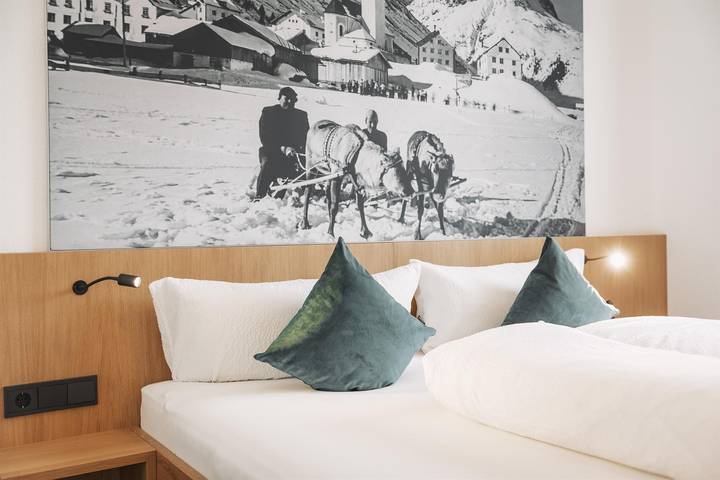 B&B für 2 Personen, mit Balkon und Terrasse in Galtür