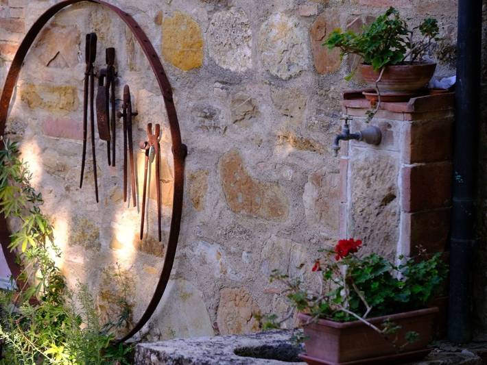 Wohnung La Capanna mit Garten und Pool in Radicondoli, Siena e dintorni
