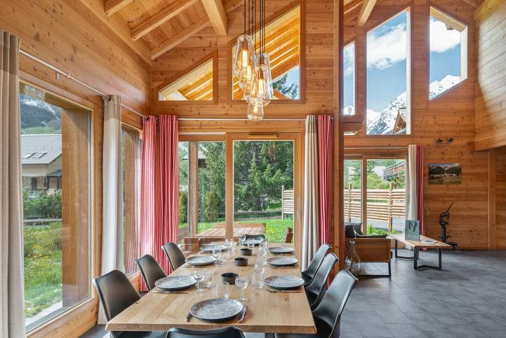 Maison pour 9 personnes, avec jardin à Le Monêtier-les-Bains