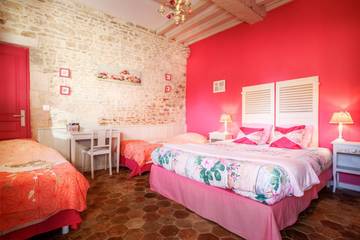 Chambre d’hôte pour 4 personnes, avec jardin en Normandie