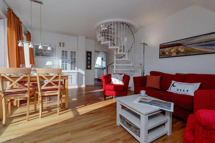 Ganze Wohnung, Tolle Ferienwohnung mit first class Blick auf das Wattenmeer in Morsum in Sylt-Ost, Sylt (Gemeinde)