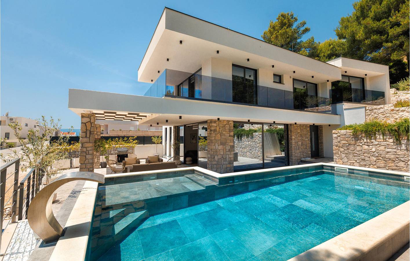 Ferienhaus für 8 Personen mit Pool in Komarna, Dubrovnik-Neretva