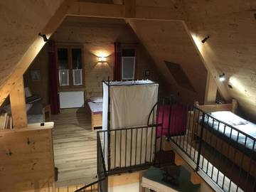 Chambre d’hôte pour 9 personnes, avec vue et jardin, animaux acceptés à Polminhac