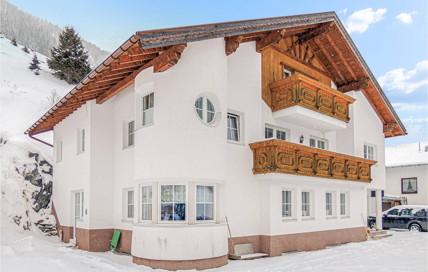 Ganze Ferienwohnung, Appartement mit Bergblick, Parkplatz und Sauna in Ischgl, Verwall