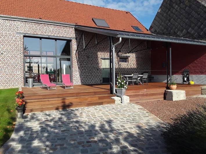 Chambre d’hôte pour 2 personnes, avec Terrasse ainsi que Jardin et Vue dans Mœuvres
