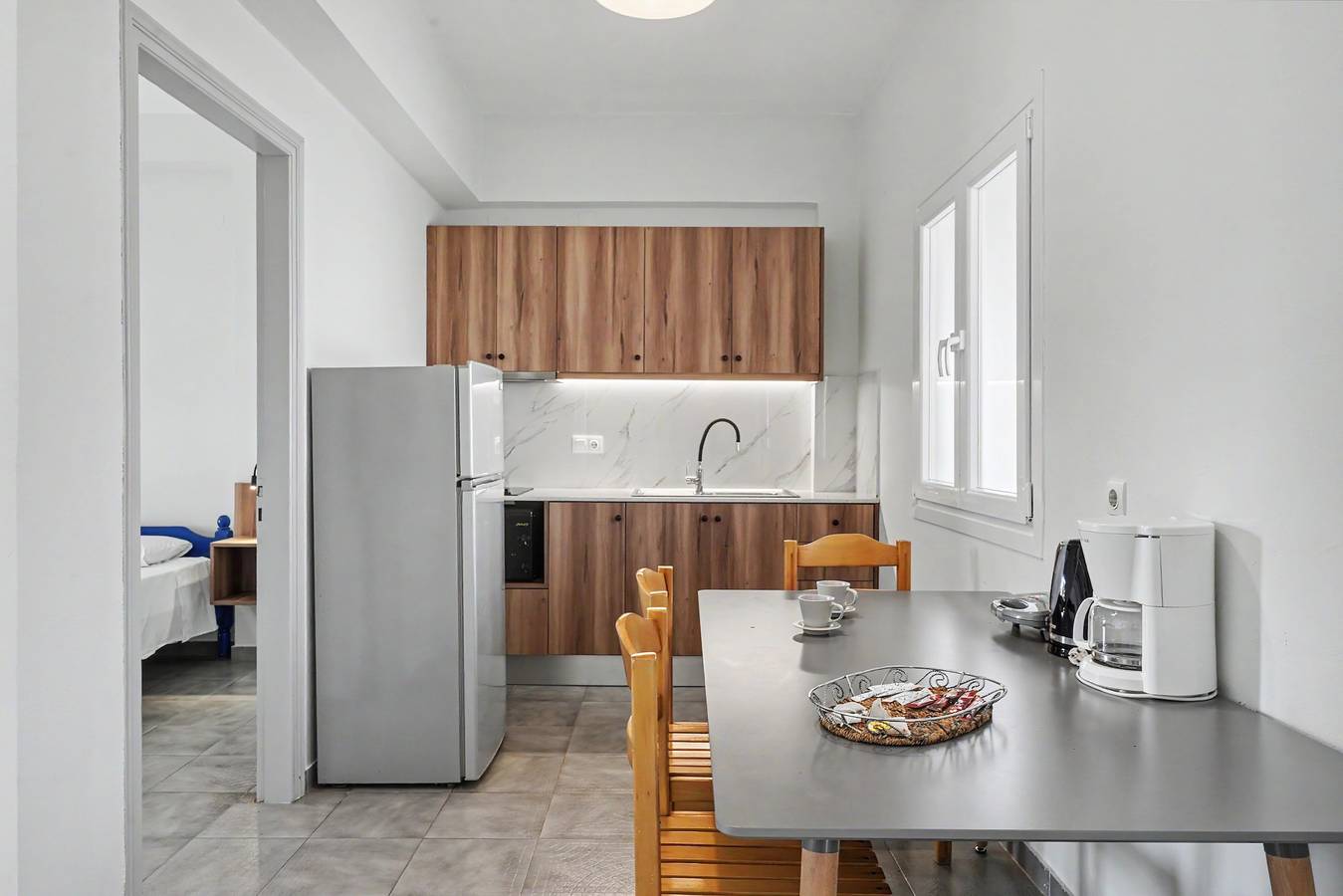 Ολόκληρο το διαμέρισμα, Apartment 'Deluxe Quadruple Room 1' with Mountain View, Wi-Fi and Air Conditioning in Αχαράβη, Κέρκυρα