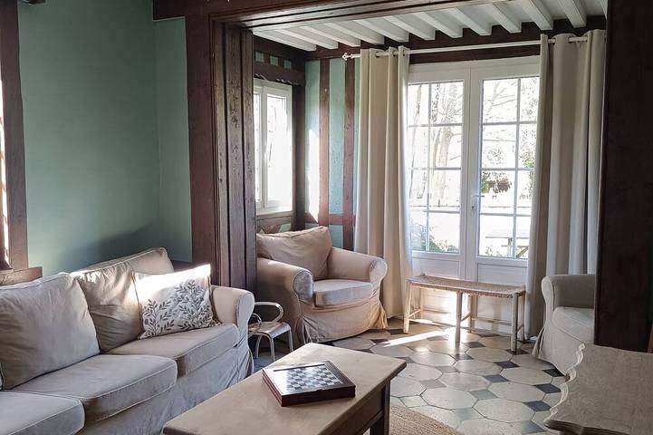 Location de vacances pour 12 personnes, avec jacuzzi et jardin, animaux acceptés à Le Bec-Hellouin - 4