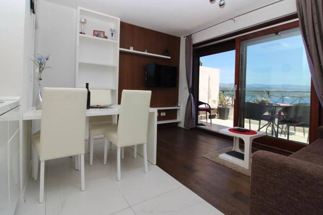 Entire apartment, One bedroom apartment with terrace and sea view Opatija A-24419-b in Opatija Riviera