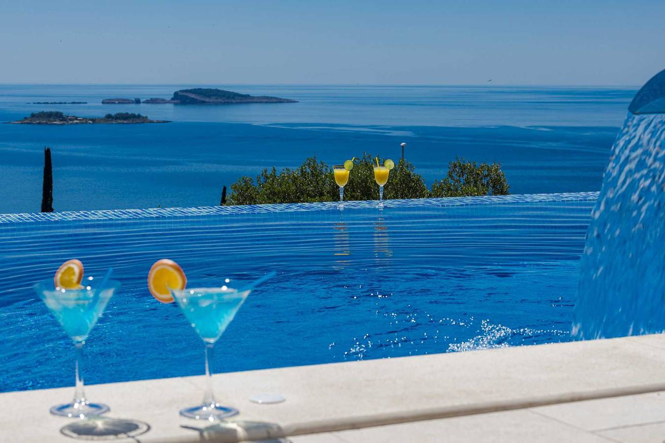 Villa Crystal Bloom mit Infinity Pool in Plat, Dubrovnik-Neretva