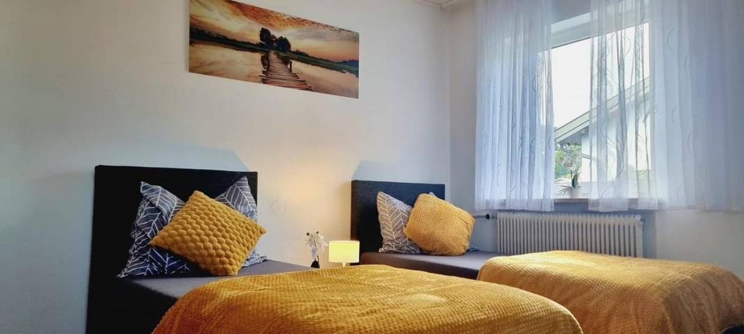 Ferienwohnung für 6 Personen, mit Ausblick und Garten