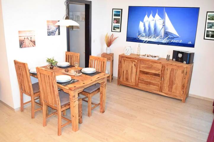 Ferienwohnung für 4 Personen, mit Sauna und Terrasse in Hohen Wieschendorf