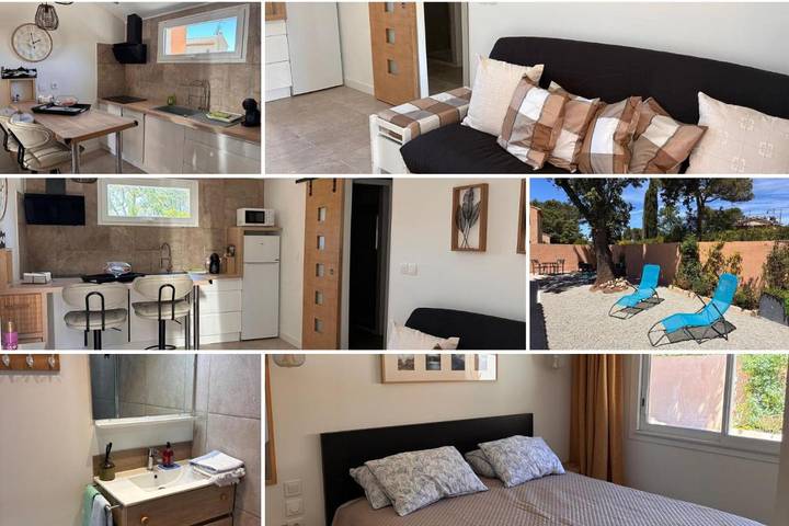 Gîte pour 4 personnes, avec jardin à Belcodène - 2