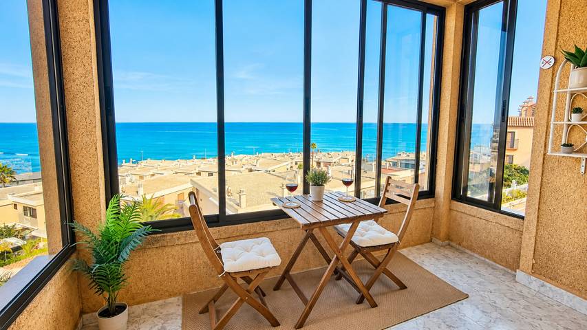 Ferienhaus für 5 Personen, mit Balkon/Terrasse und Meerblick - 1