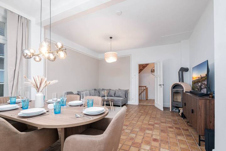 Ferienhaus mit Meerblick für 6 Personen, mit Terrasse und Sauna sowie Garten in Timmendorfer Strand