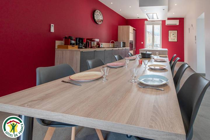 Gîte pour 8 personnes, avec terrasse