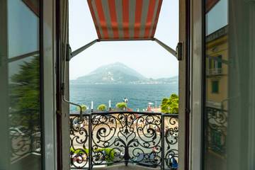 Gîte pour 4 personnes, avec vue sur le lac et balcon dans Varenna
