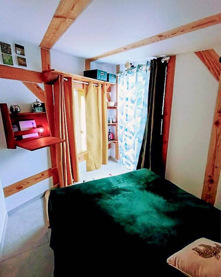 Chambre d’hôte pour 2 personnes, avec Terrasse ainsi que Jardin et Vue à Pont-de-Labeaume