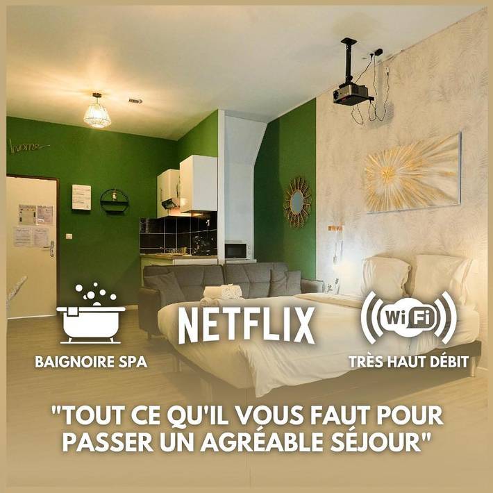 Appartement de vacances pour 2 personnes, avec jacuzzi et terrasse