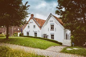 Ferienhaus für 4 Personen, mit Seeblick und Garten sowie Ausblick in Greetsiel