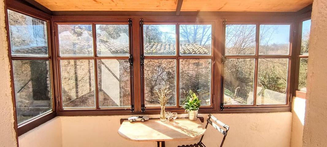 Appartement de vacances pour 2 personnes, avec jardin ainsi que balcon et vue
