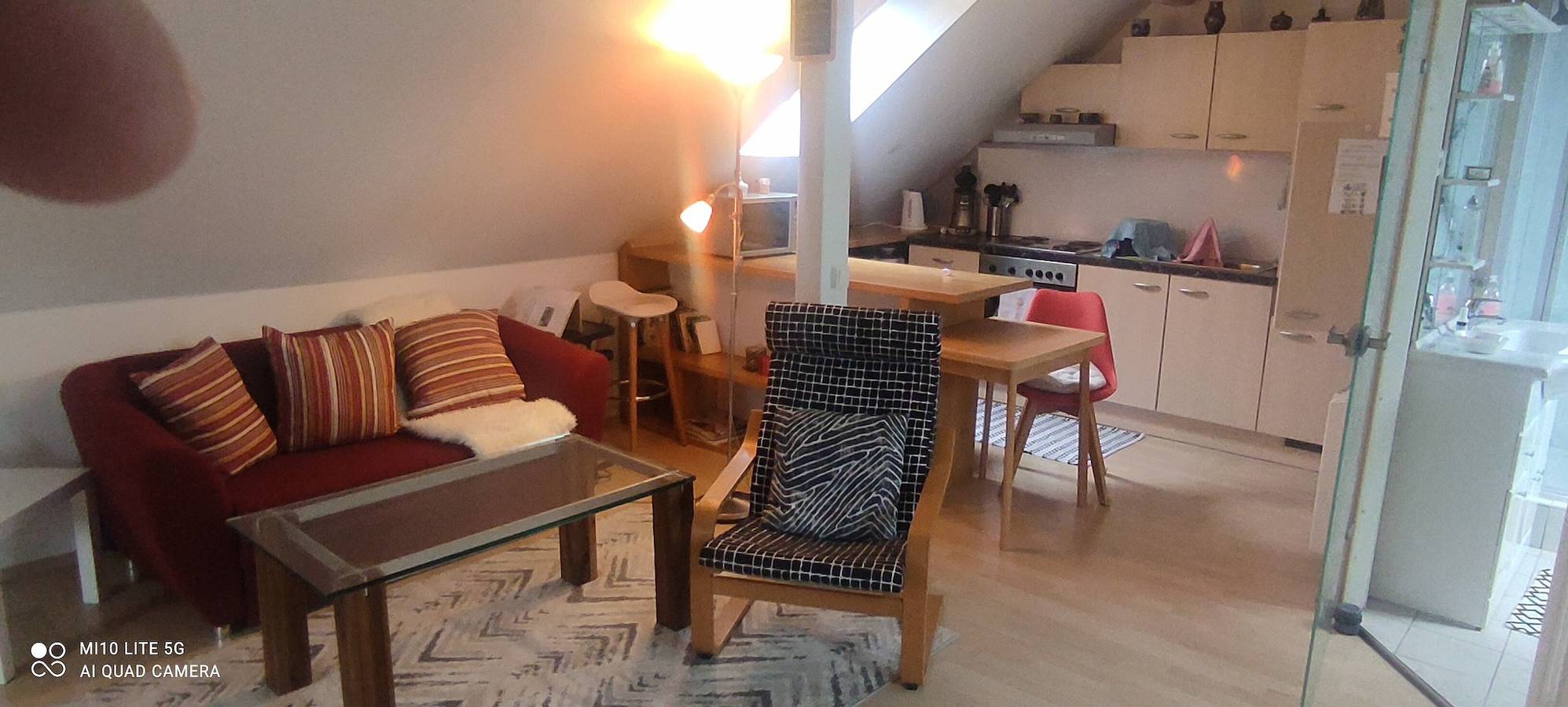 Ganzes Studio, Studio-Apartment 'Beinheim Angenehm 45 m²' mit Balkon und Wlan in Beinheim, Region Weißenburg