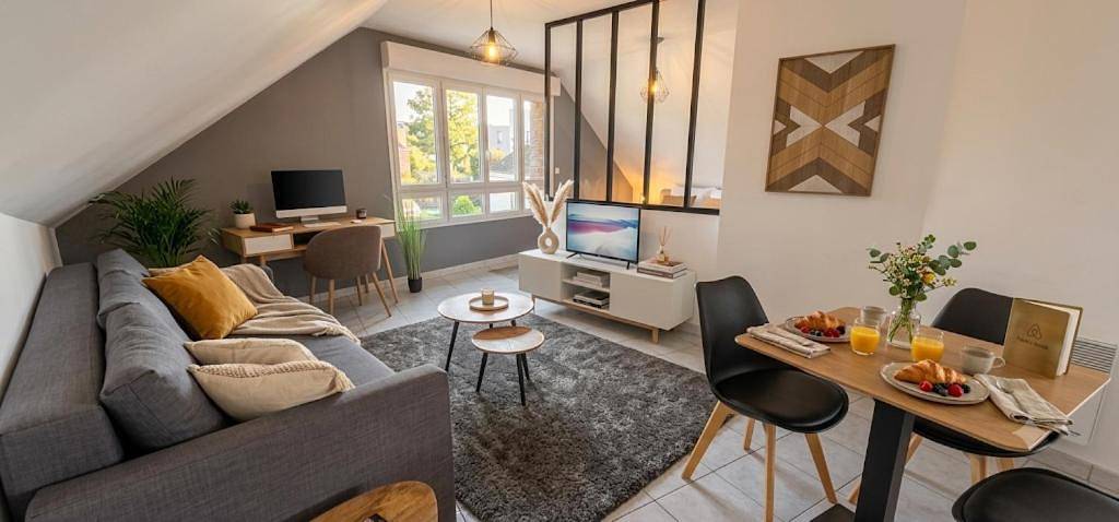 Appart’hôtel pour 4 personnes, avec Jardin et Vue