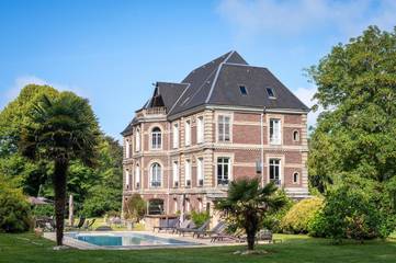Maison d’hôte pour 2 personnes, avec piscine et jardin, animaux acceptés à Paluel