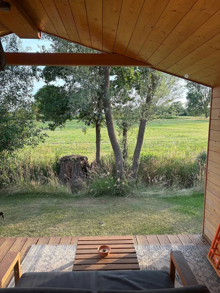 (108) Tiny House mit Blick ins Grüne in Bleckede, Mecklenburgisches Elbetal