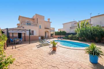 Ferienhaus in Sa Ràpita, Campos für 6 