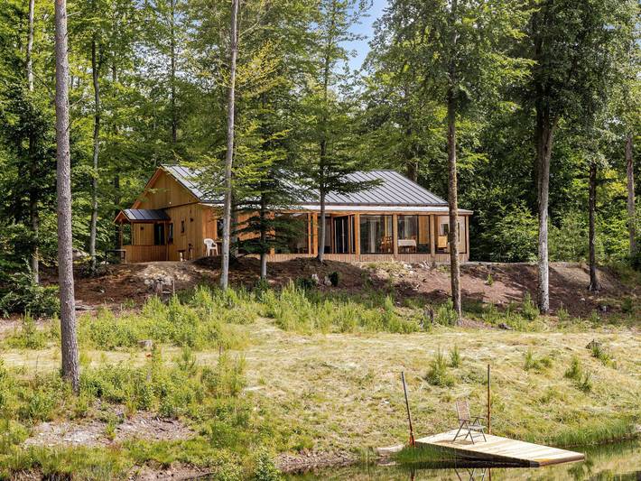 Ferienhaus für 8 Personen, mit Garten und Sauna sowie Seeblick - 1