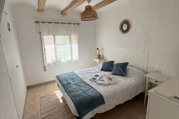 The dambosta hut, ideal for families (pet friendly). in Amposta, Delta de l'Ebre