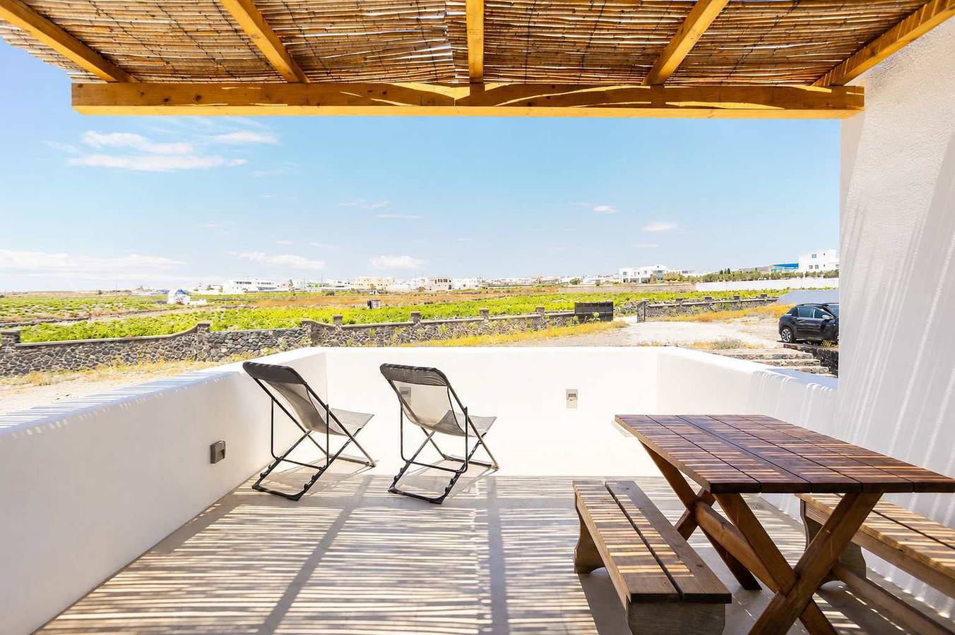 Casa de vacaciones para 2 personas con jardín in Santorini