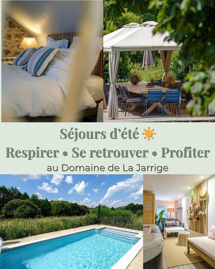 Maison d’hôte pour 5 personnes, avec jacuzzi et jardin ainsi que piscine et sauna