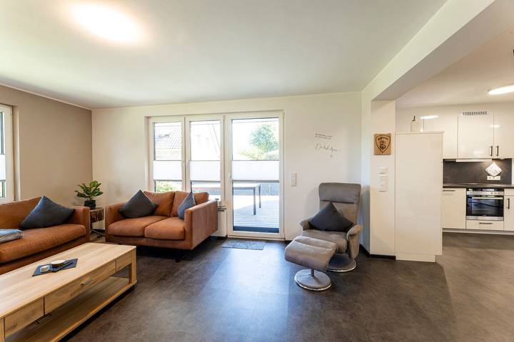 Ferienwohnung für 6 Personen, mit Terrasse und Garten sowie Sauna auf Borkum - 4