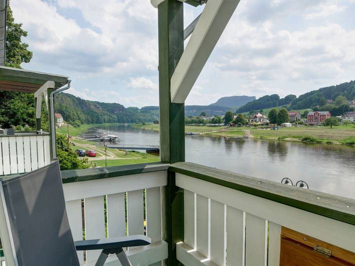 Vakantiewoning voor 3 personen, with Balkon and Tuin as well as Uitzicht in Saksisch Zwitserland