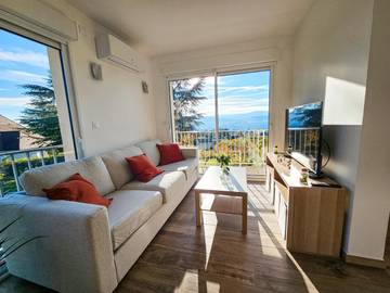 Location de vacances pour 6 personnes, avec vue et terrasse, animaux acceptés dans Saint-Martin-la-Plaine