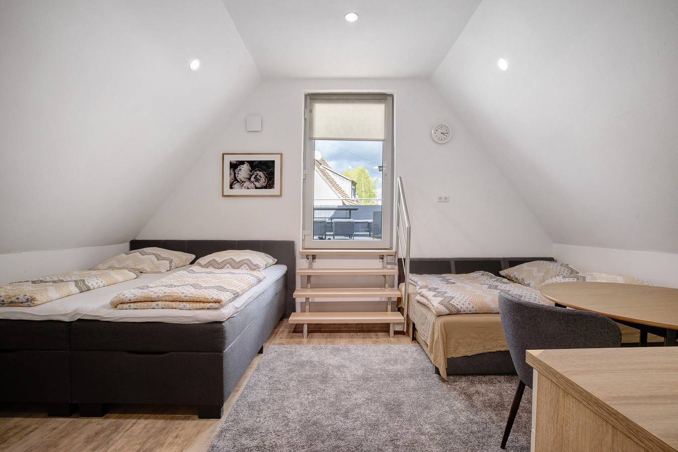 Estudio entero, Estudio 'Ferienwohnung Erhardt' con terraza privada y wifi en Günzburg in Legoland Deutschland, Gunzburgo