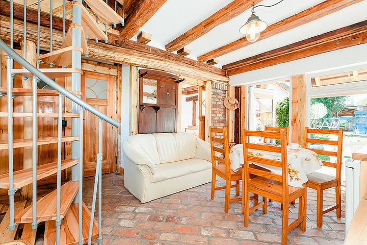 Reetdachhaus Nr. 18 in Niechorze, Powiat gryficki
