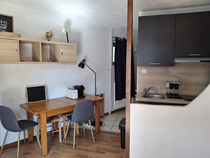 Studio pour 4 personnes, avec Balcon
