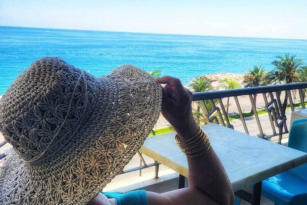 Hel leilighet, Studio Fin- Promenade Des Anglais i 4. Etasje for 2 til 4 Personer in Nice, Niceregionen